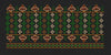 Floral Jacquard Woven Gold and Tin Embroidery Design