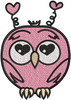 Owl Embroidery Design