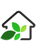 House Green Embroidery Design