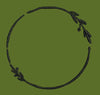 Leaf Wreath Embroidery Design