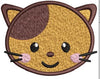 Cat Face Embroidery Design