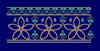 Five Petal Blossom Border Embroidery Design