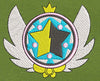 Star Colored Embroidery Design