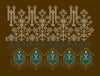Bronze Azure Border Embroidery Design