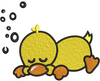Duck Baby Embroidery Design
