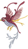 Sparrow Embroidery Design