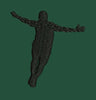 Floating Man Embroidery Design