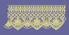 Scalloped Golden Lace Border Embroidery Design