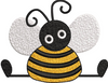 Honeybee Embroidery Design