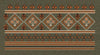 Floral Jacquard Woven Golden & Gray Embroidery Design