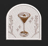 Espresso Coupe Arch Embroidery Design