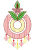 Tassel Circle Embroidery Design
