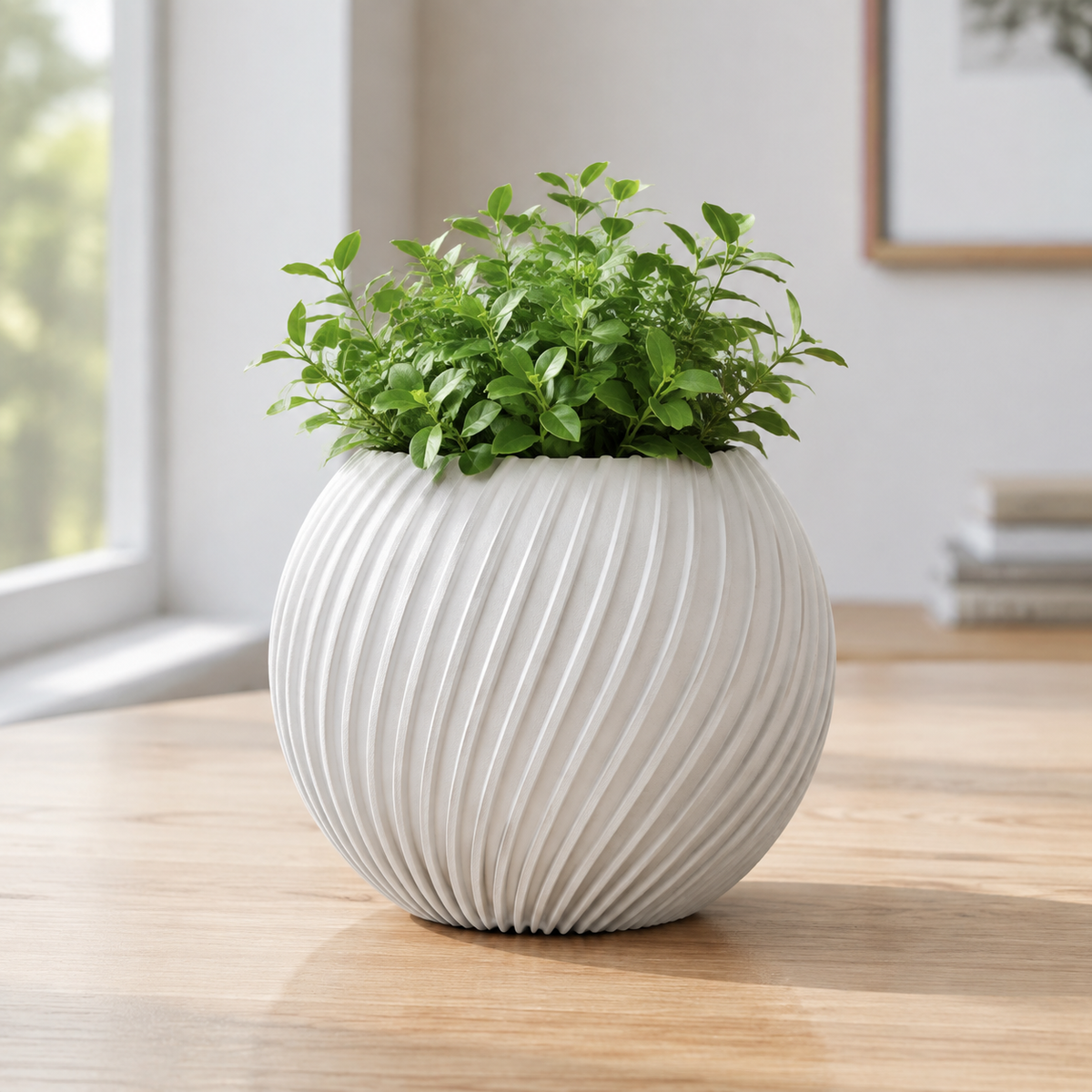Spherical Planter Pot Print STL File