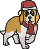 Dog Embroidery Design