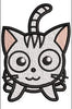 Cat Embroidery Design