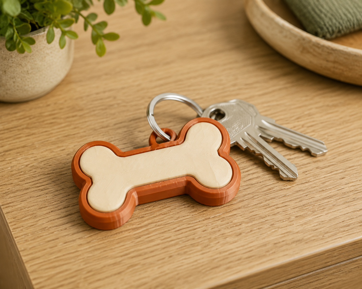 Small Bone Charm Print STL File