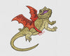Lizard Embroidery Design