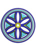 Lucky Wheel Embroidery Design