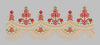 Scalloped Floral Lattice Border Embroidery Design