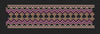 Floral Border Golden Purple Curve Embroidery Design