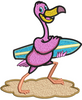 Pink Duck Embroidery Design
