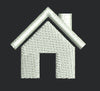 Stylized House Embroidery Design