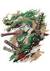 Ninja Fighter Embroidery Design