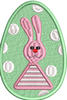 Rabbit Embroidery Design