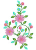 Flower Three Embroidery Design