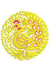 Circle Peacock Embroidery Design