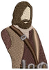 Man Of Tribe Embroidery Design