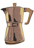 Tea Pot Embroidery Design