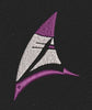 Abstract Sailboat Speed Logo Sailing Emblem Embroidery Design