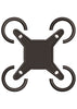 Drone Detect Embroidery Design