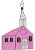 Pink Home Embroidery Design