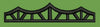 Stylized Bridge Emblem Embroidery Design