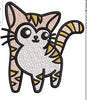 Cat Embroidery Design