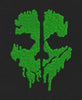 Green Ghost Skull Embroidery Design