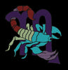 Arachnid Zodiac Emblem Embroidery Design