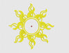 Sun Embroidery Design