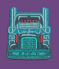 Stylized Truck Embroidery Design