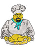 Cheaf Meal Embroidery Design