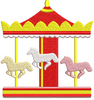 Horses Embroidery Design