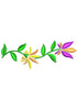 Flower Chain Embroidery Design