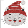 Cat Face Embroidery Design