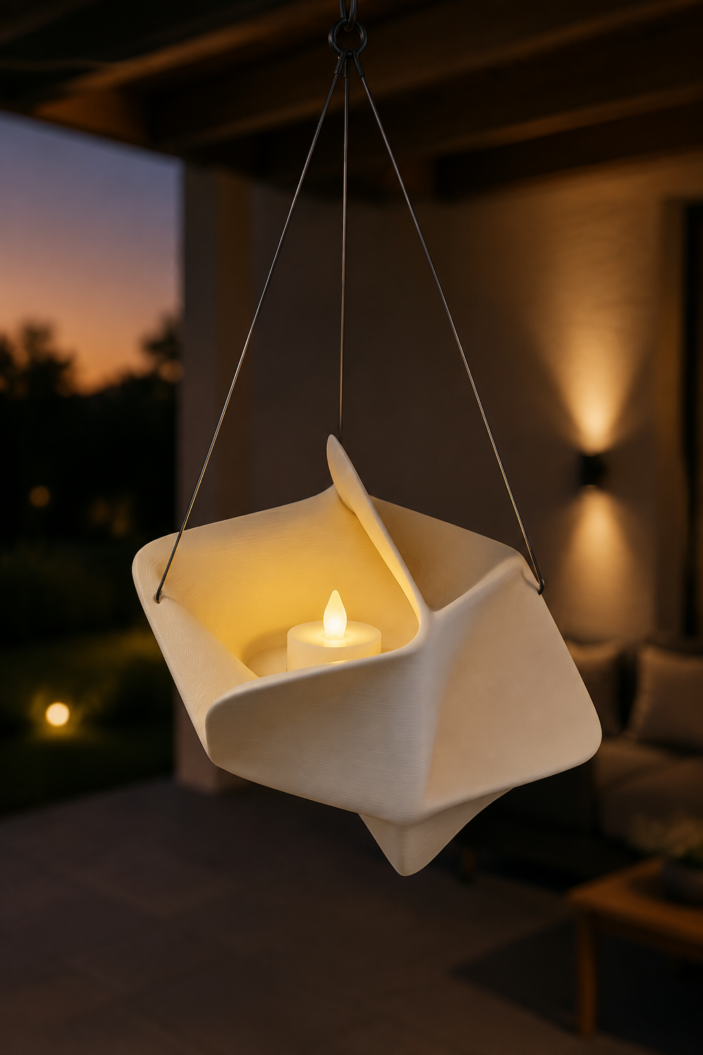 Origami Tealight Holder Print STL File