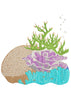 Coral Reef Embroidery Design