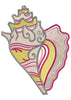 Shell Art Embroidery Design