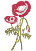 Flower Bt Embroidery Design