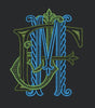 Decorative Mjf Emblem Embroidery Design
